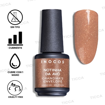 ESMALTE SEMIPERMANENTE "NOTINHA DA AVO" 15ml | INOCOS - Imagen 1