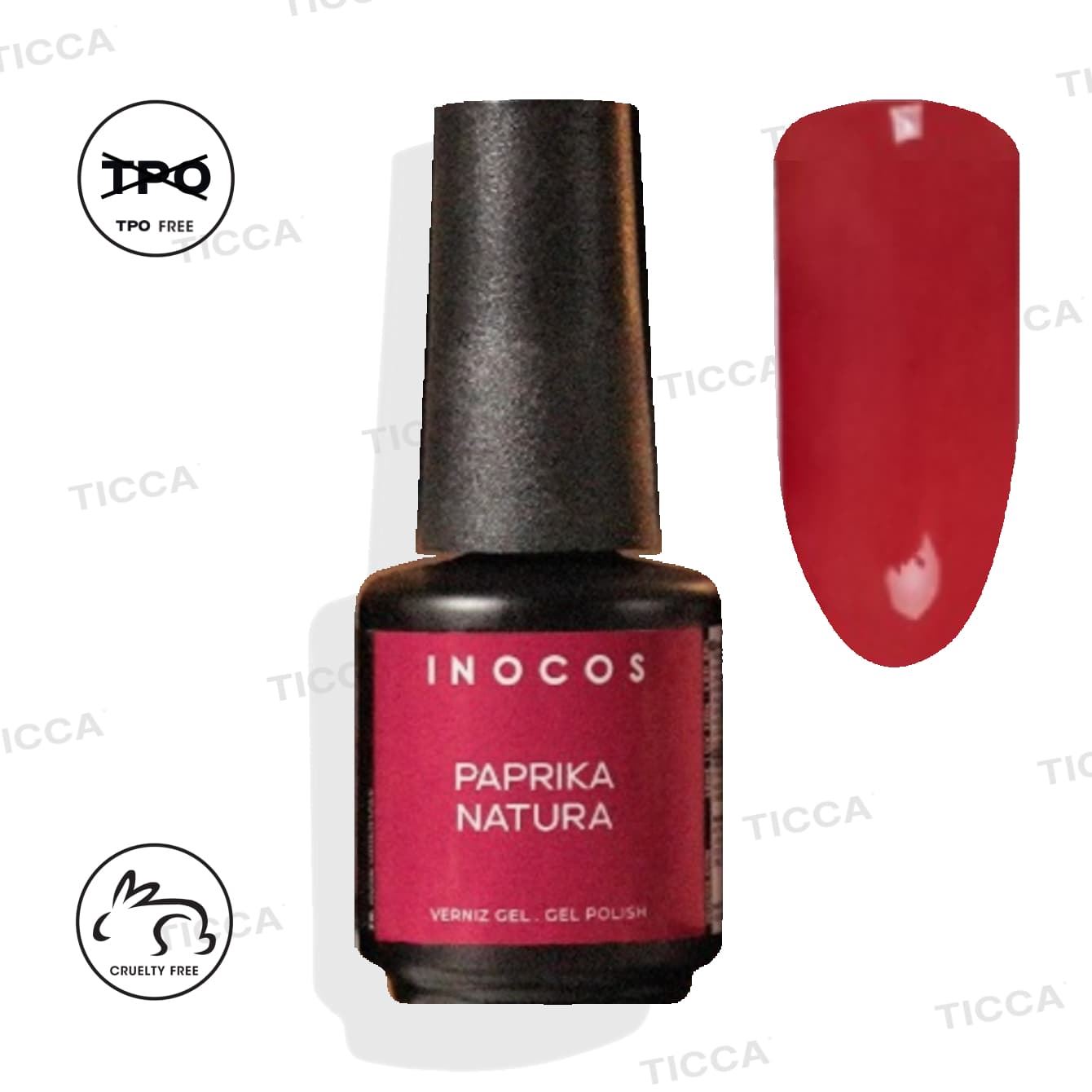 ESMALTE SEMIPERMANENTE "PAPRIKA" 15ml | INOCOS - Imagen 1