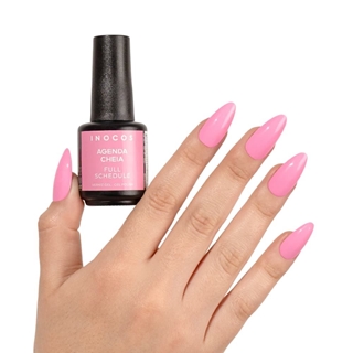 Esmalte semipermanente rosa chicle - Agenda Cheia 15ml | Inocos - Imagen 2