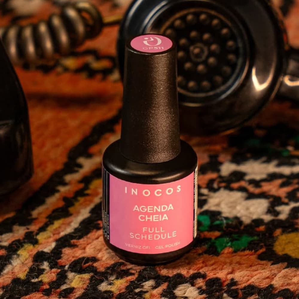 Esmalte semipermanente rosa chicle - Agenda Cheia 15ml | Inocos - Imagen 7