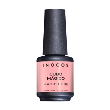 Esmalte Semipermanente Rosa Salmon Cubo Magico 15ml | Inocos - Imagen 1
