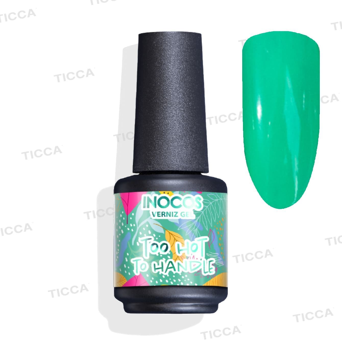 ESMALTE SEMIPERMANENTE "TOO HOT TO HANDLE" 15ml | INOCOS - Imagen 1
