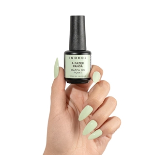 Esmalte semipermanente verde melon - A Fazer Panda 15ml | Inocos - Imagen 2