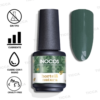 Esmalte Semipermanente Verde Menta Hortela Natura 15ml | Inocos - Imagen 2