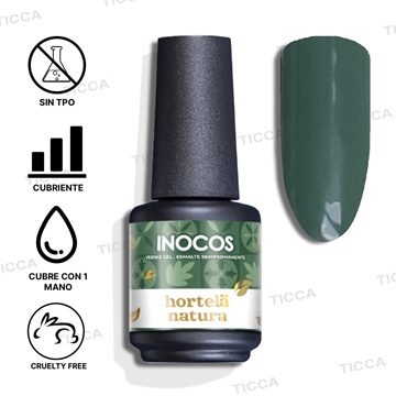 Esmalte Semipermanente Verde Menta Hortela Natura 15ml | Inocos - Imagen 2