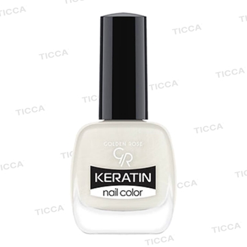 ESMALTE TRADICIONAL KERATIN Nº1 "BLANCO NACARADO" | GOLDEN ROSE - Imagen 1