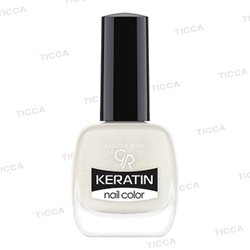 Esmalte Tradicional Keratin Nail Color 01 Blanco Nacarado 10,5ml | Golden Rose - Imagen 1