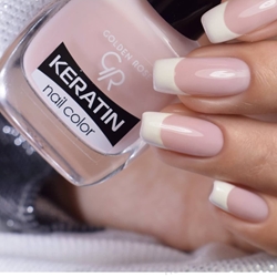 Esmalte Tradicional Keratin Nail Color 05 Rosa Francesa 10,5ml | Golden Rose - Imagen 2
