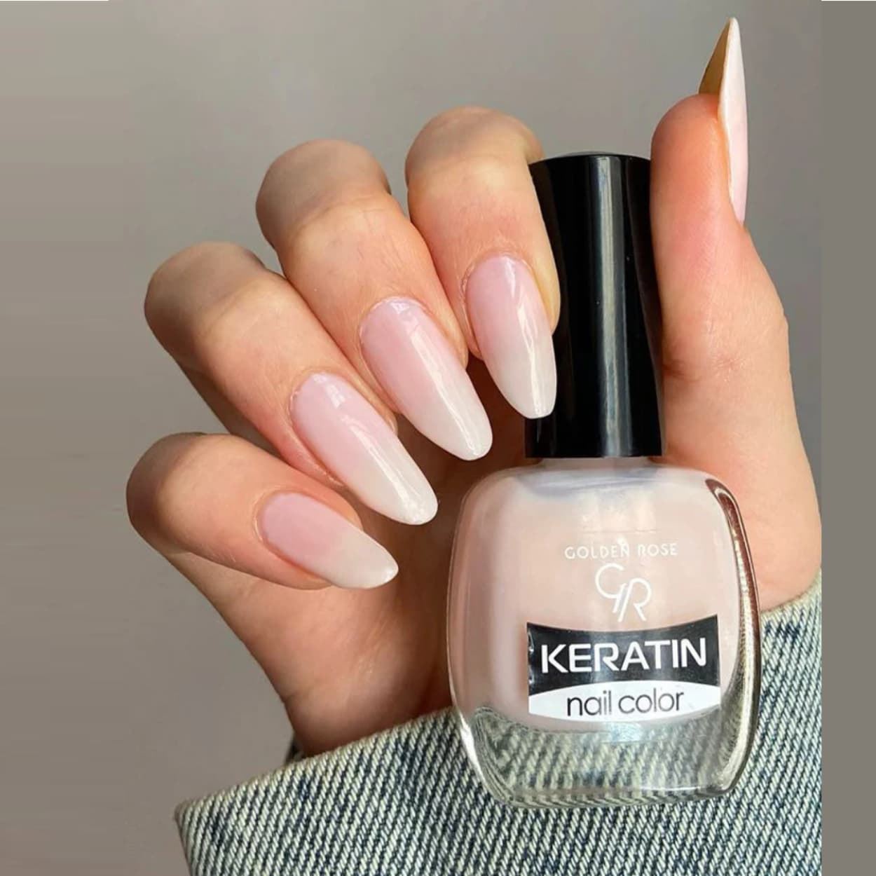 Esmalte Tradicional Keratin Nail Color 05 Rosa Francesa 10,5ml  | Golden Rose - Imagen 4