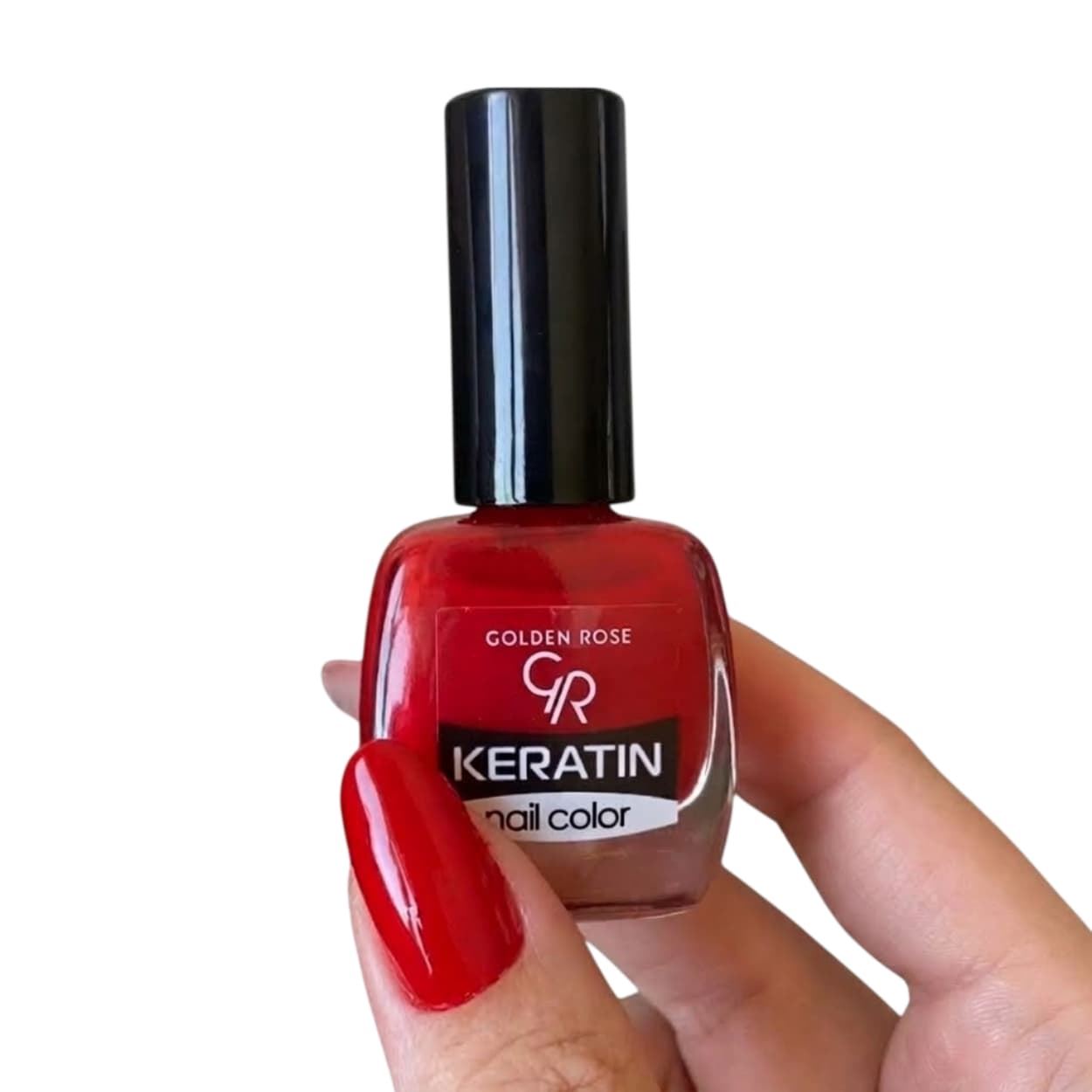 Esmalte Tradicional Keratin Nail Color 37 Rojo Pasion 10,5ml | Golden Rose - Imagen 2