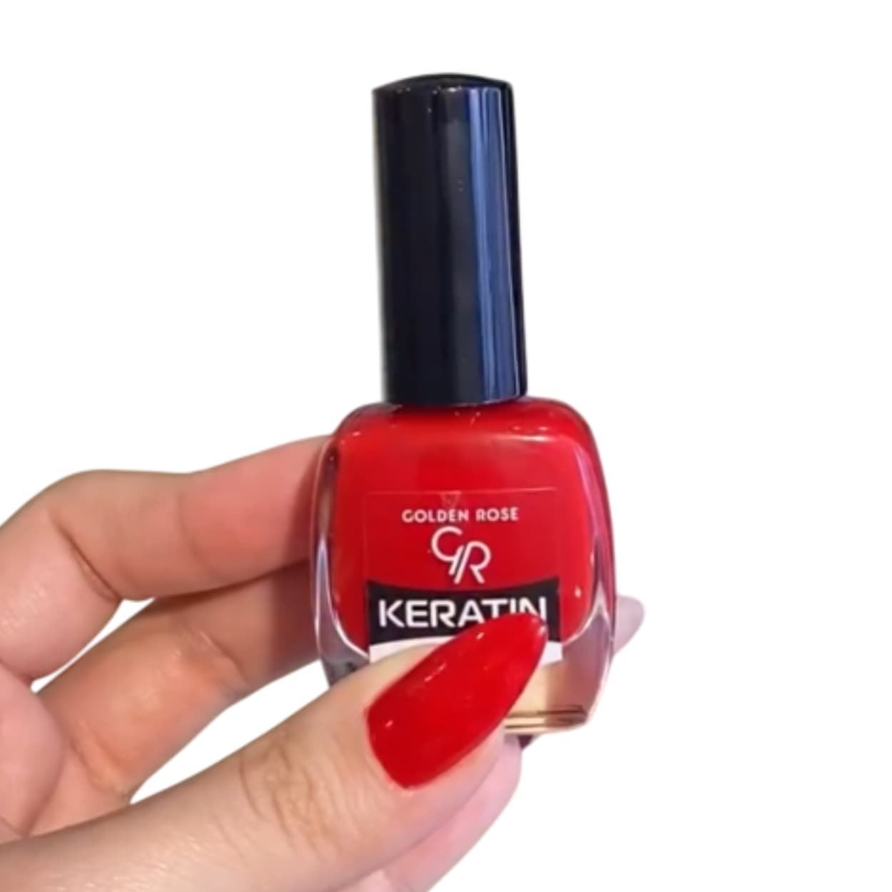 Esmalte Tradicional Keratin Nail Color 37 Rojo Pasion 10,5ml | Golden Rose - Imagen 3