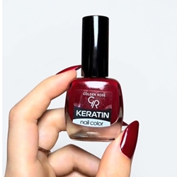 Esmalte Tradicional Keratin Nail Color 39 Rojo Cereza 10,5ml | Golden Rose - Imagen 2