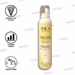 Espuma de rizos fijacion fuerte "Curl Foam" 175 ml | ANEA - Imagen 2