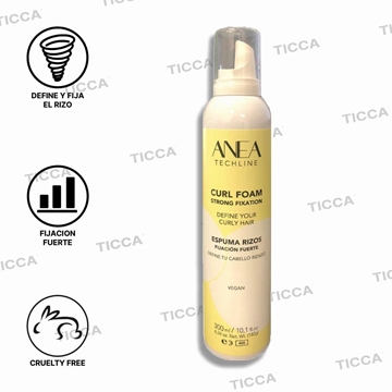 Espuma de rizos fijacion fuerte "Curl Foam" 175 ml | ANEA - Imagen 2