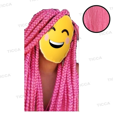 EXTENSION DE TRENZAS SINTETICAS ROSA "PINK" ULTRA BRAID | X-PRESSION - Imagen 2