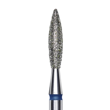 Fresa de Diamante Llama Azul 2,3mm - Grano Medio | Staleks - Imagen 1