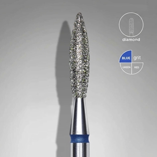 Fresa de Diamante Llama Azul 2,3mm - Grano Medio | Staleks - Imagen 2