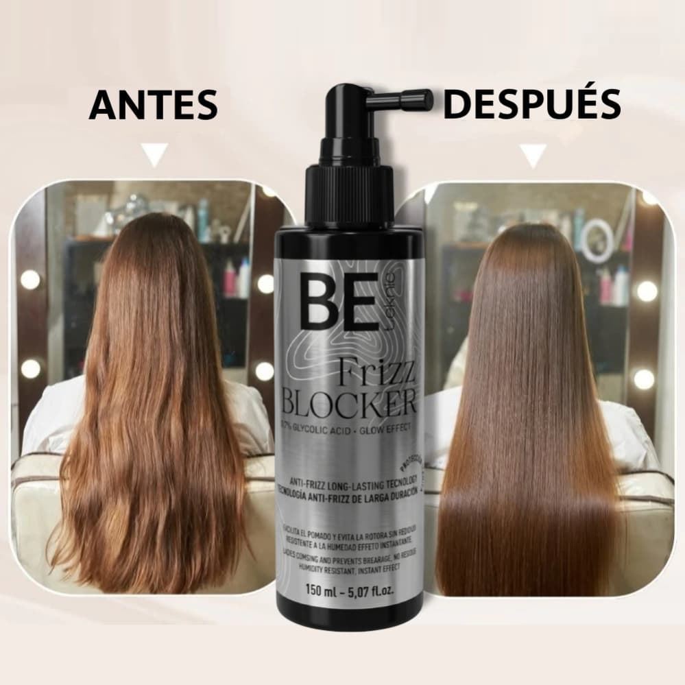 Frizz Blocker Spray Anti-Frizz y Protector Térmico 150ml | Be Teknic - Imagen 4