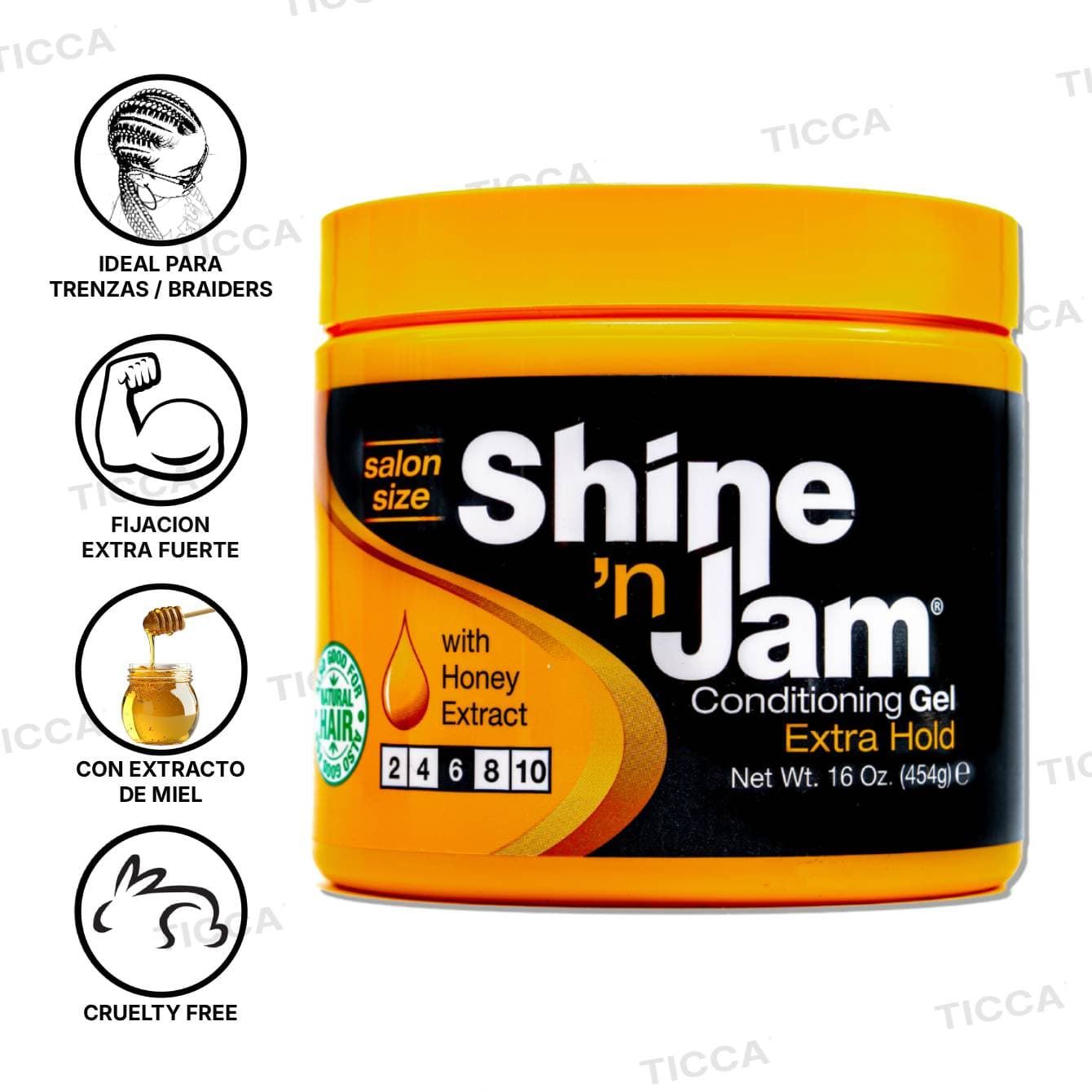 GEL ACONDICIONADOR SHINE N JAM EXTRA HOLD (6) 454g | SHINE N JAM - Imagen 1