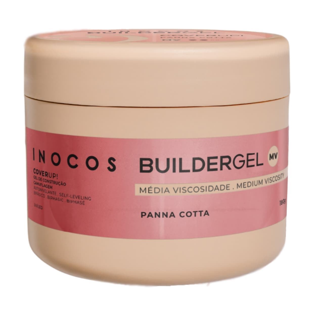 Gel Constructor Builder Gel Cover Up Panacota 180g | Inocos - Imagen 1