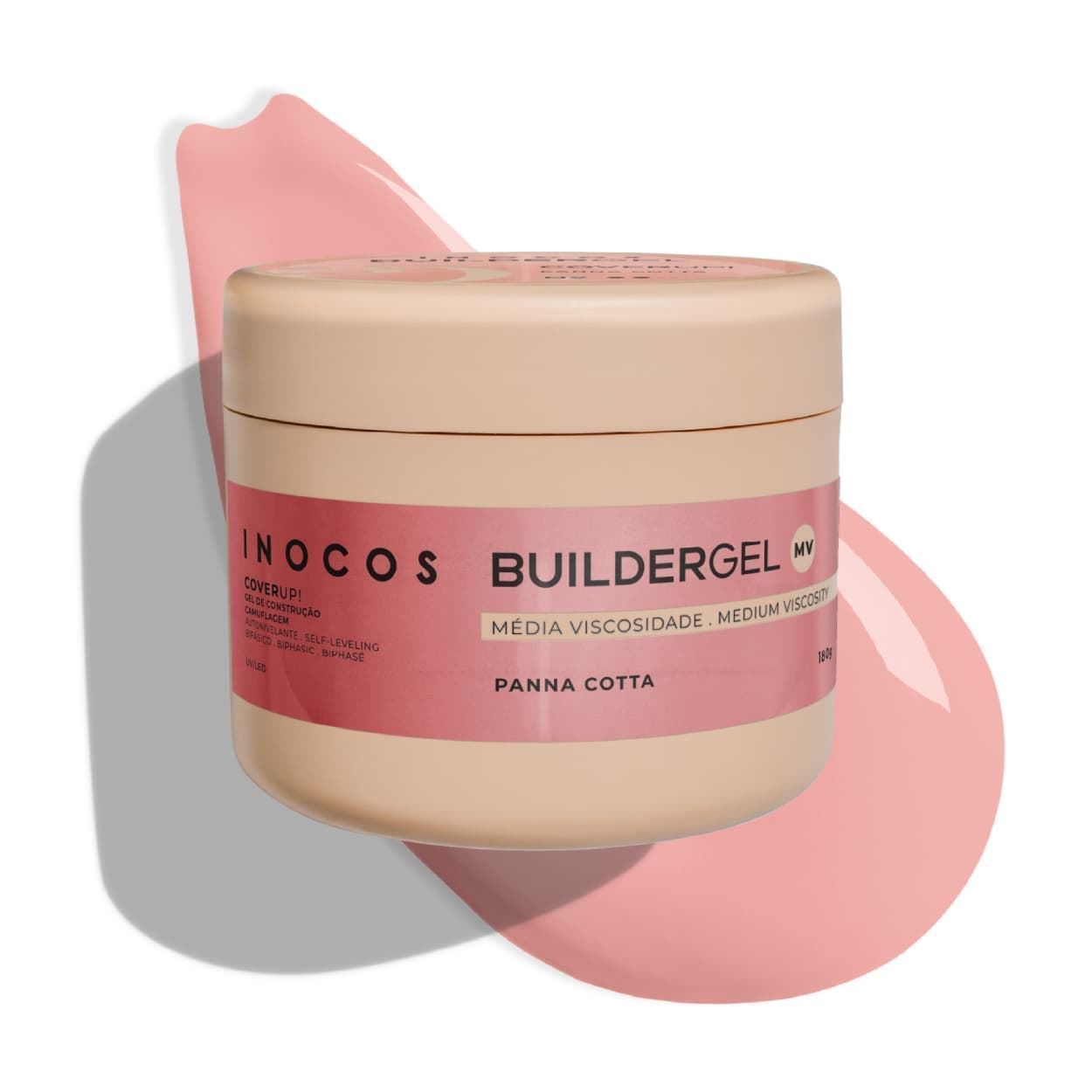 Gel Constructor Builder Gel Cover Up Panacota 180g | Inocos - Imagen 3