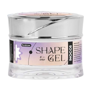 Gel de Nail Art 3D Shape Gel Transparente 30g | Inocos - Imagen 1