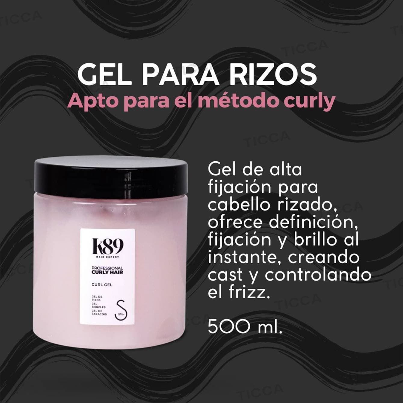Gel Definidor de Rizos Método Curly 500ml | K89 - Imagen 6