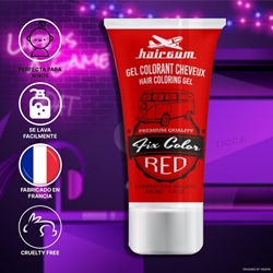 GOMINA DE COLOR ROJO 30g | HAIRGUM - Imagen 1