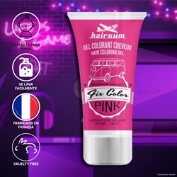 GOMINA DE COLOR ROSA 30g | HAIRGUM - Imagen 1