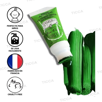 GOMINA DE COLOR VERDE 30g | HAIRGUM - Imagen 2