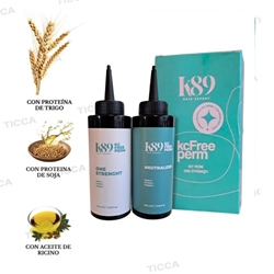 Kit Monodosis KC Free Perm - Permanente Sin Amoníaco para Todo Tipo de Cabello | K89 - Imagen 2
