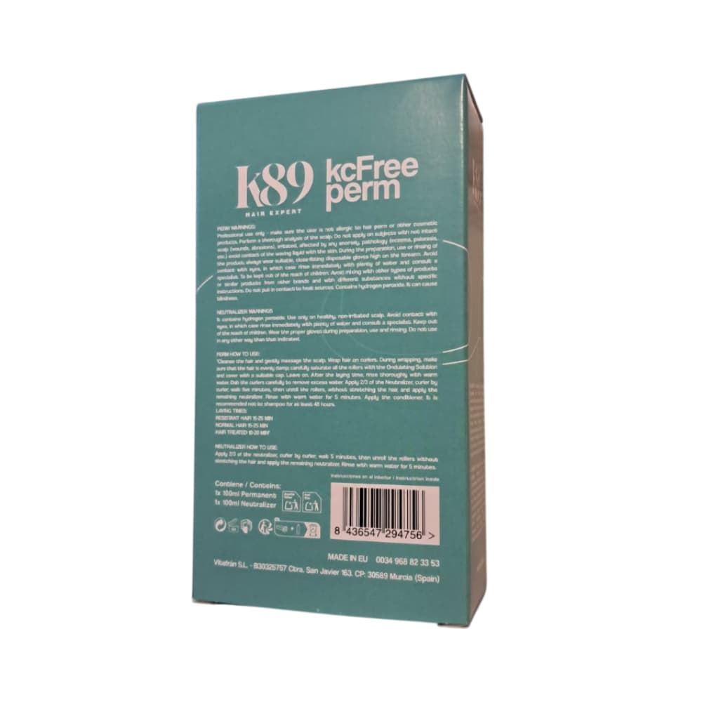 Kit Monodosis KC Free Perm - Permanente Sin Amoníaco para Todo Tipo de Cabello | K89 - Imagen 5