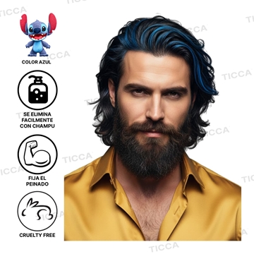 LACA EN SPRAY DE COLOR AZUL 150ml | NISHMAN - Imagen 2