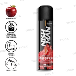 LACA EN SPRAY DE COLOR ROJO 150ml | NISHMAN - Imagen 1