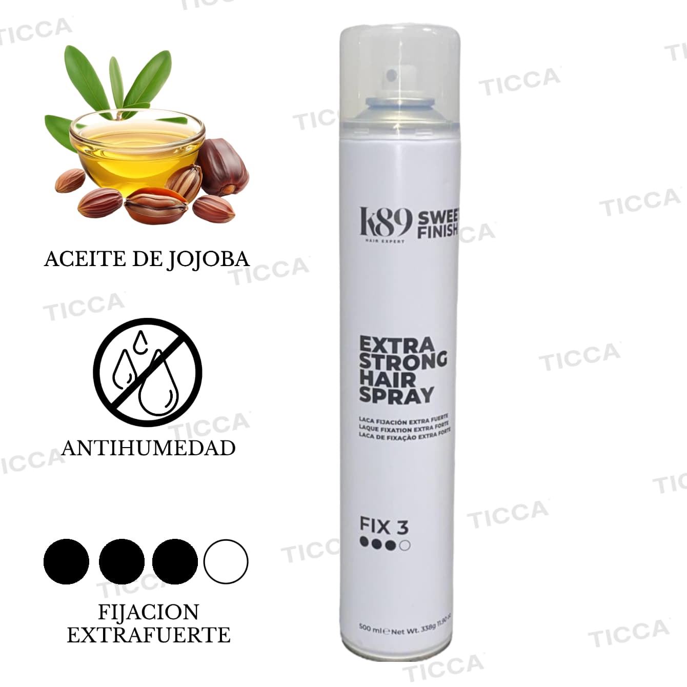 LACA EXTRAFUERTE SWEET FINISH 500ml - Imagen 1