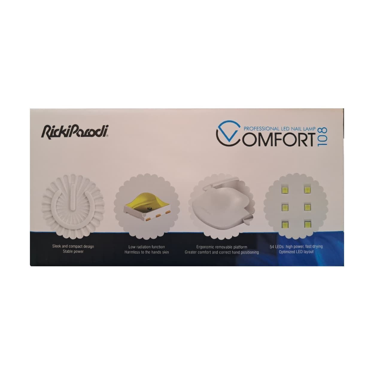 Lampara manicura Led UV VComfort 72W | Ricki Parodi - Imagen 12