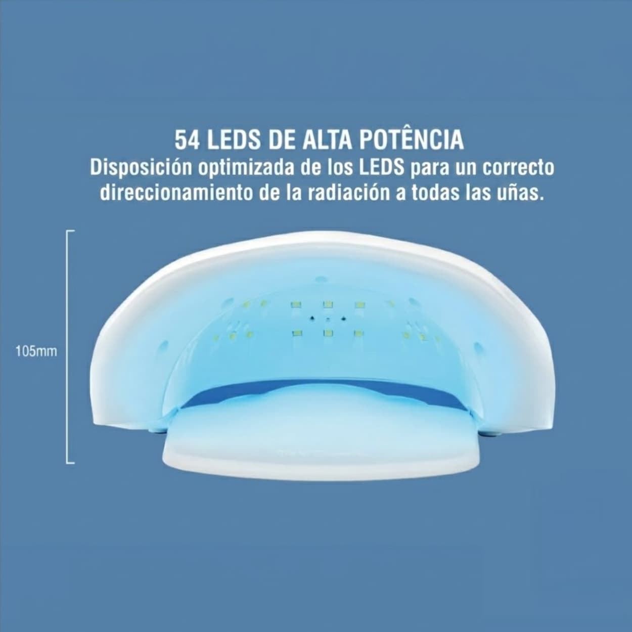 Lampara manicura Led UV VComfort 72W | Ricki Parodi - Imagen 5