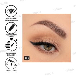 LAPIZ DE OJOS MUY SUAVE WATERPROOF NEGRO "TATTOO #101" 1,6g | GOLDEN ROSE - Imagen 2