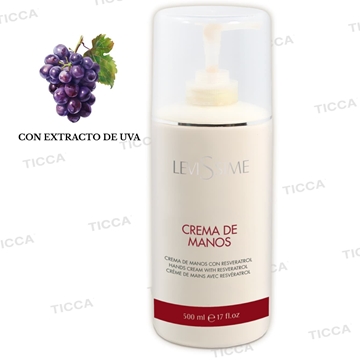 LEVISSIME_CREMA DE MANOS CON RESVERATROL 500ml - Imagen 1
