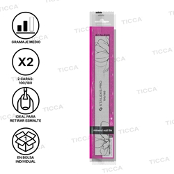 LIMA RECTA PARA UÑAS 100/180 NFE-20-100/180 | STALEKS - Imagen 2