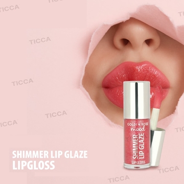 LIPGLOSS SHIMMER LIP GLAZE "BUBBLE PINK" #251 6ml | GOLDEN ROSE - Imagen 2