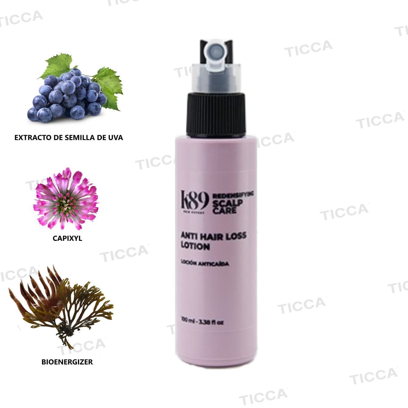 Locion Anticaida K89 Scalp Care Anti-Hair Loss Lotion 100ml | K89 - Imagen 2
