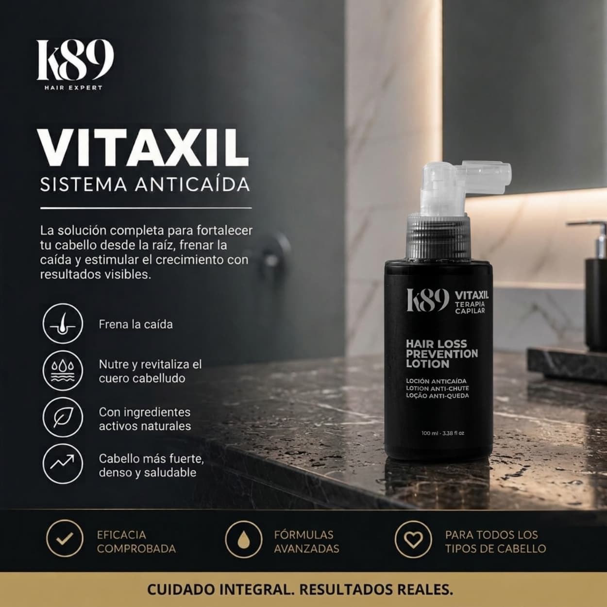 Loción Anticaída Profesional Vitaxil 100ml | K89 - Imagen 5