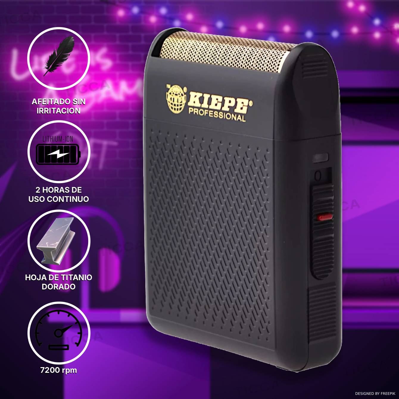 MAQUINA AFEITADORA "PRO CLOOSER" 7200rpm | KIEPE - Imagen 1