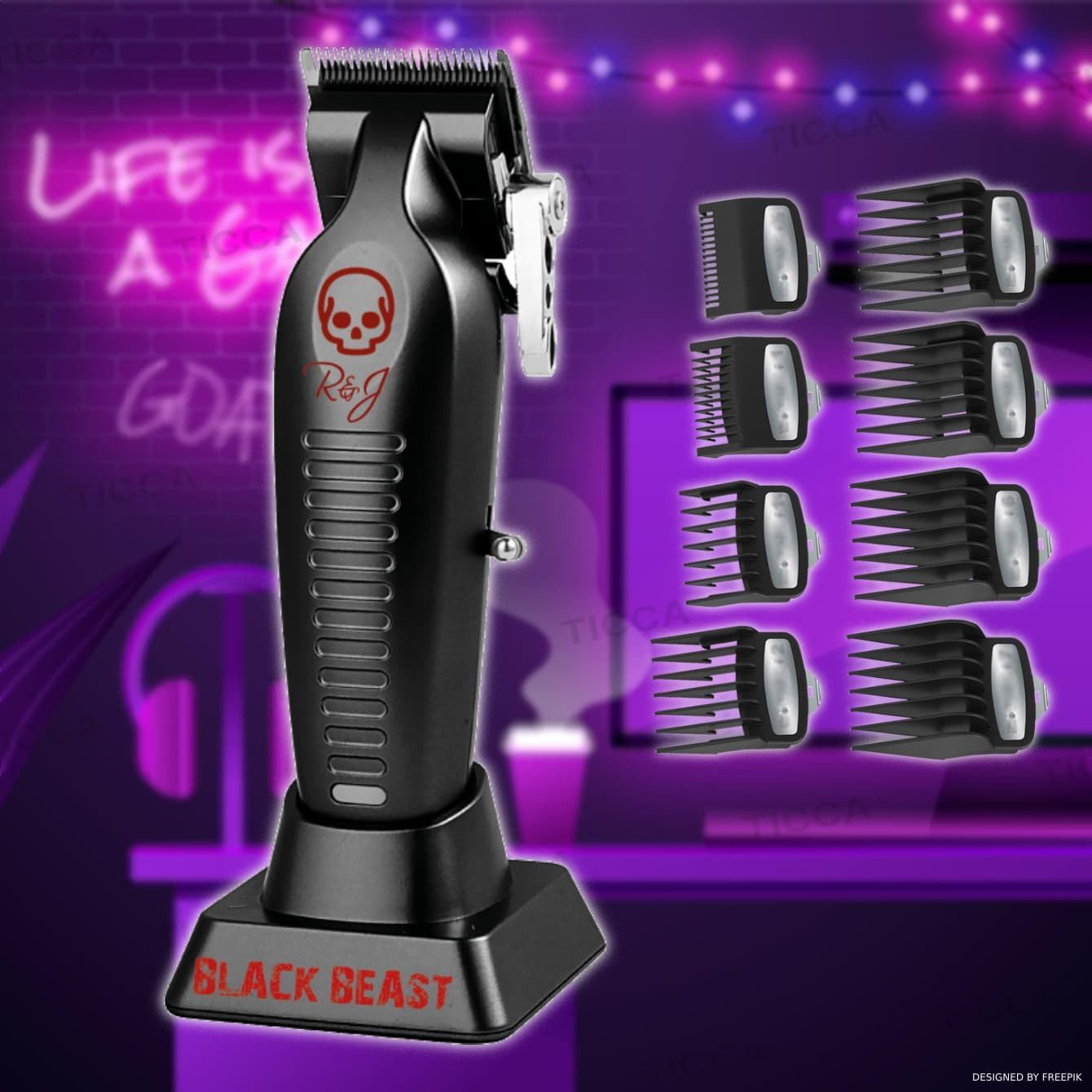 MAQUINA DE CORTE 9W 8500rpm BLACK BEAST - Imagen 1