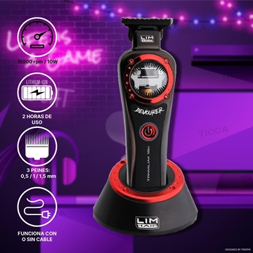 Maquina Trimmer Patillera 9W 15000Rpm 10W Trimlim Devourer| Lim Hair - Imagen 1