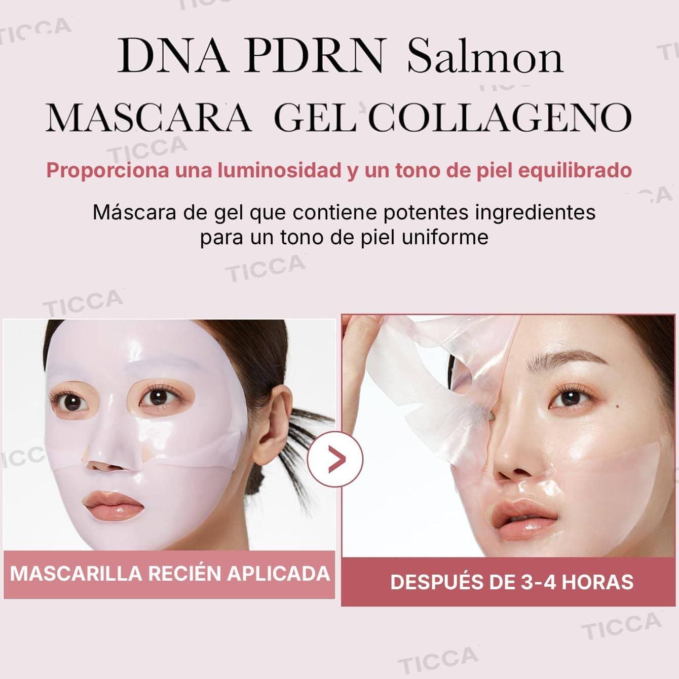 MASCARA DE GEL DE PDRN ROSA DE SALMON 1ud | MEDICUBE - Imagen 2