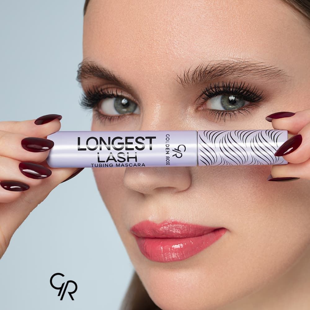 Mascara de pestañas efecto extensión pestañas Tubing Longest Lash 9ml | Golden Rose - Imagen 4