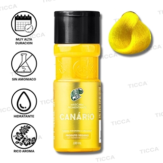 MASCARA PIGMENTANTE CANARIO PIGMENTO DIRECTO 100ml | KAMALEAO COLOR - Imagen 1