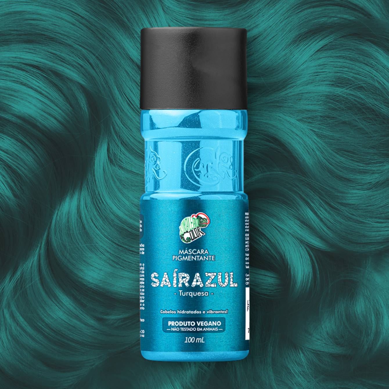 MASCARA PIGMENTANTE SAIRA AZUL PIGMENTO DIRECTO 100ml | KAMALEAO COLOR - Imagen 3